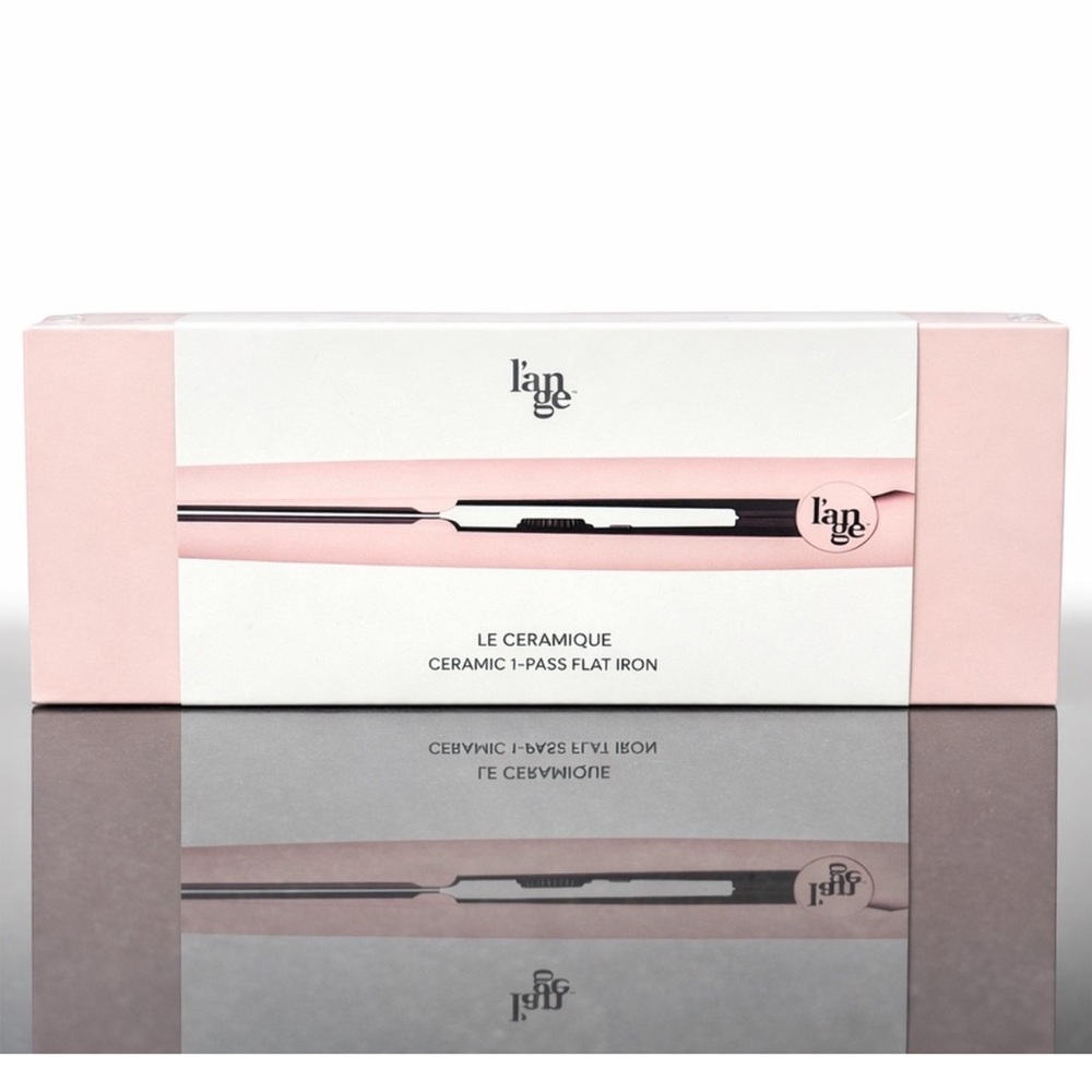 NEW & SEALED Lange Le Ceramique PINK Flat Iron
